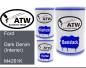 Preview: Ford, Dark Denim (Interior), M4261K: 500ml Lackdose + 500ml Klarlack + 250ml Härter - Set, von ATW Autoteile West.